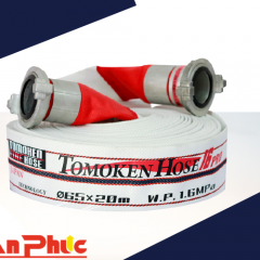 Vòi chữa cháy Tomoken Pro D65 x30m x1.6Mpa kèm khớp nối GOST