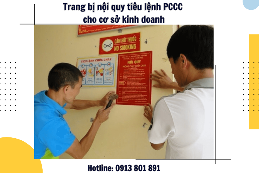 Tầm quan trọng của bộ nội quy tiêu lệnh PCCC trong các doanh nghiệp