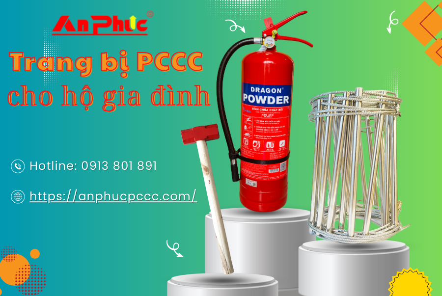 Thiết bị phòng cháy chữa cháy và cứu hộ cứu nạn cho hộ gia đình
